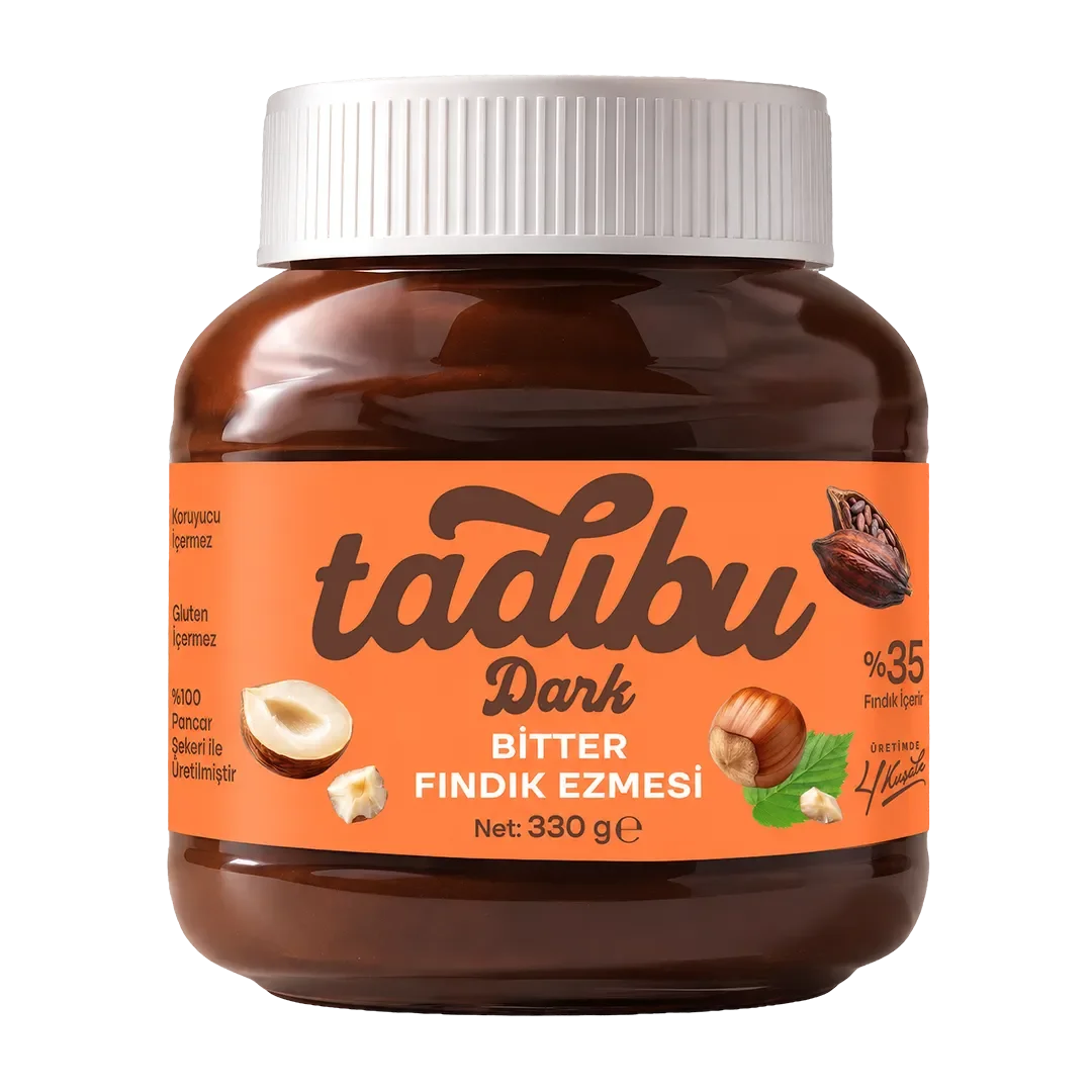 Tadıbu Kakaolu Fındık Ezmesi Bitter 330 Gr