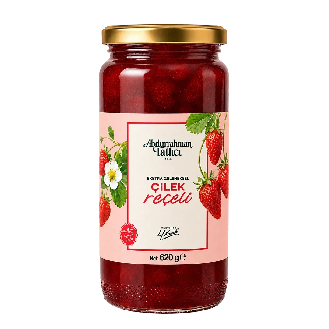 Çilek Reçeli Cam 620 Gr