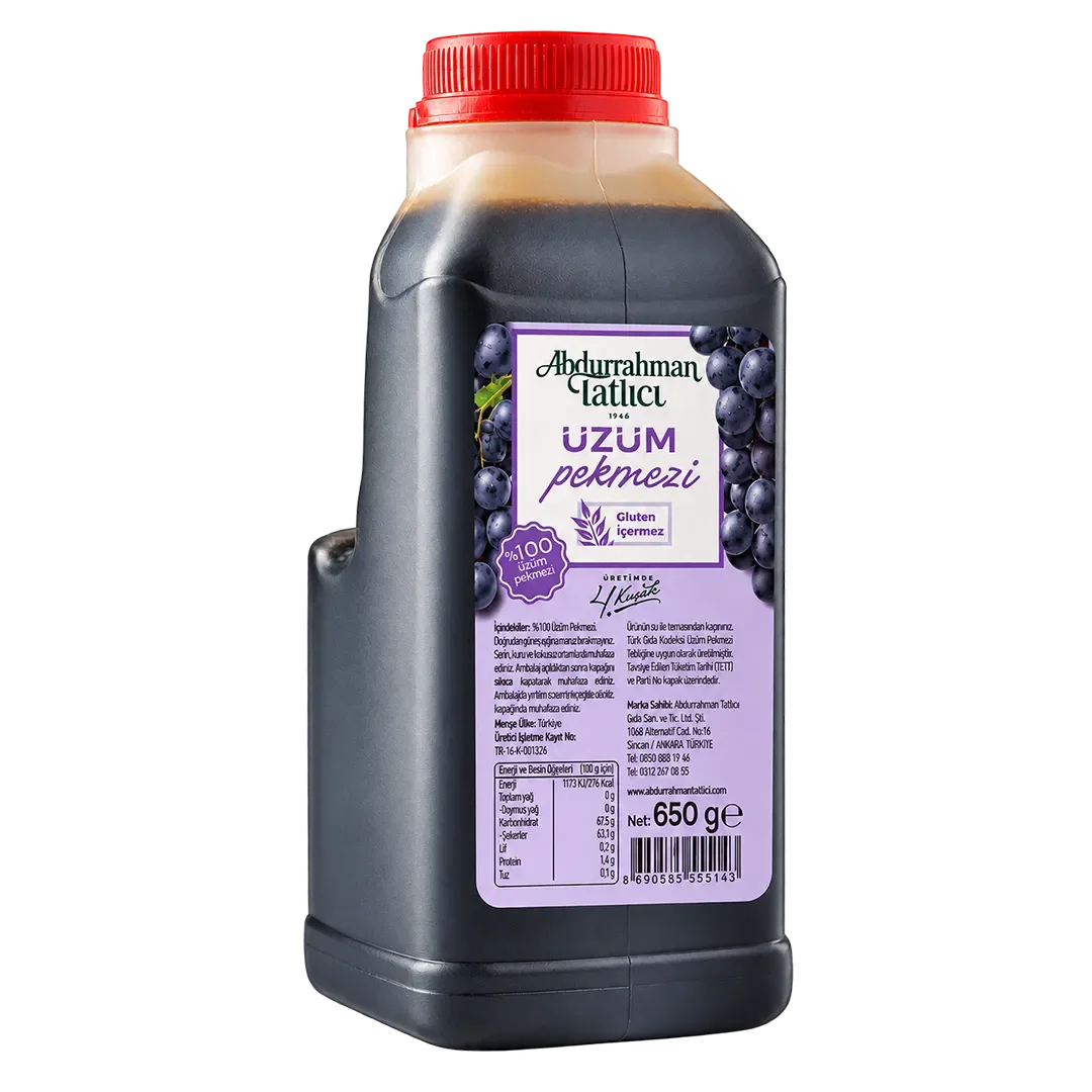 Üzüm Pekmezi Plastik 650 Gr