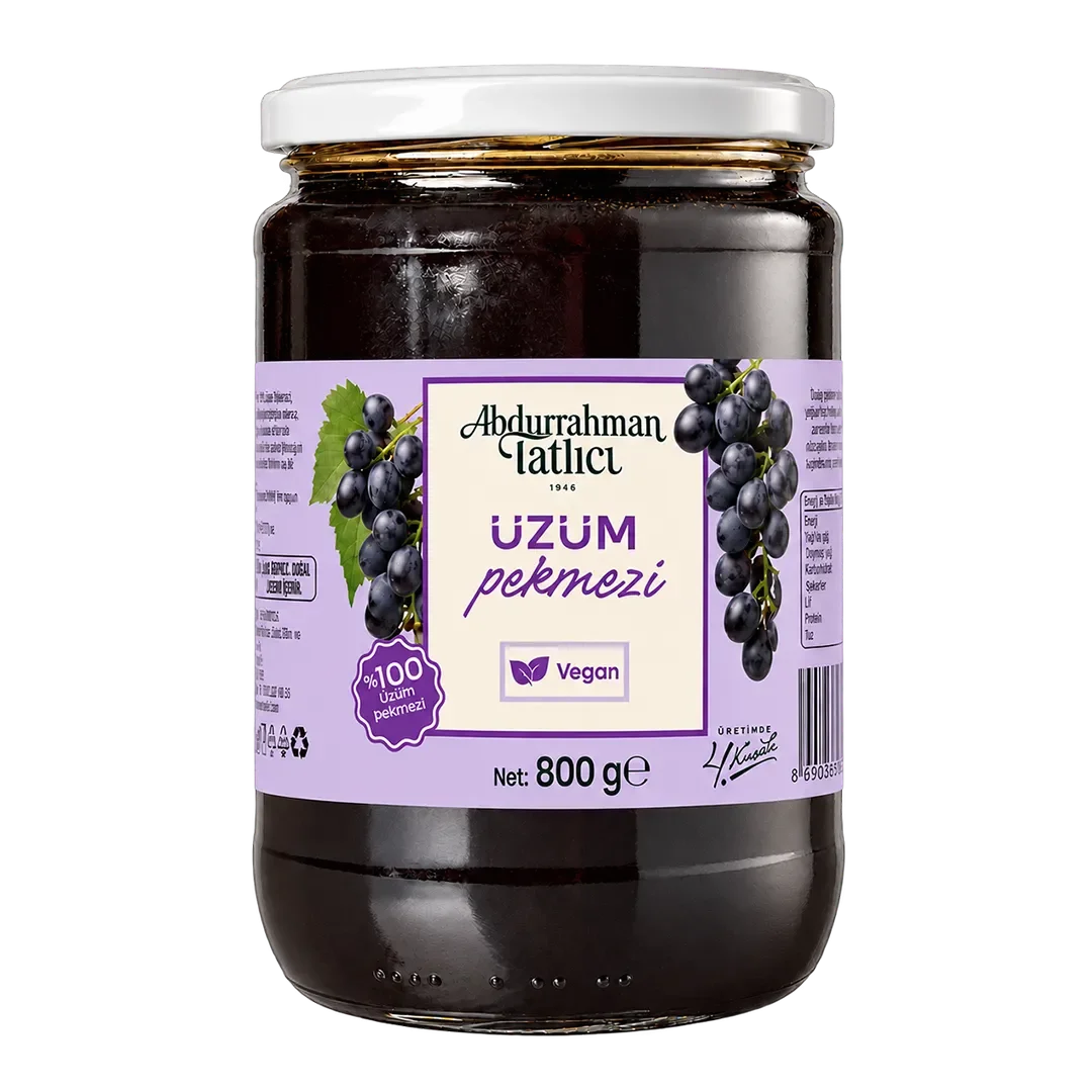 Üzüm Pekmezi Cam 800 Gr