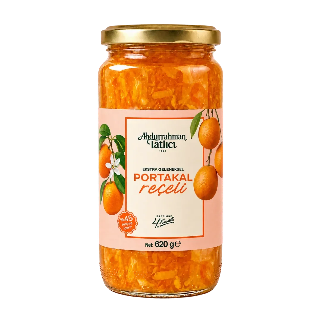 Portakal Reçeli Cam 620 Gr